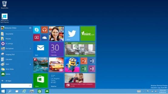 Win10是微软必然选择 以消除Win8坏影响
