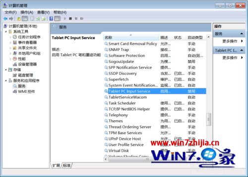 Win7系统怎么关闭笔势