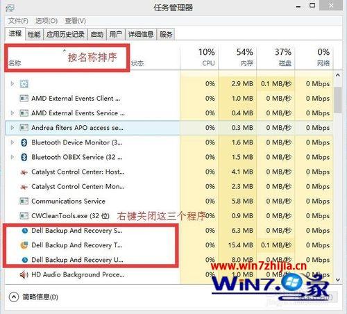 Win7系统怎么关闭Dell backup and recovery开机自动启动