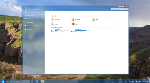 民间大神设计Win7 2018概念版：视效更现代化
